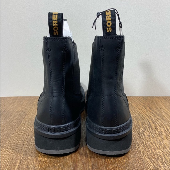 NEW with box Sorel Hi-Line Waterproof Chelsea Boot Men’s Size 12 Black - Picture 4 of 10